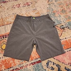 Quiksilver Charcoal Flat Front Men's Shorts